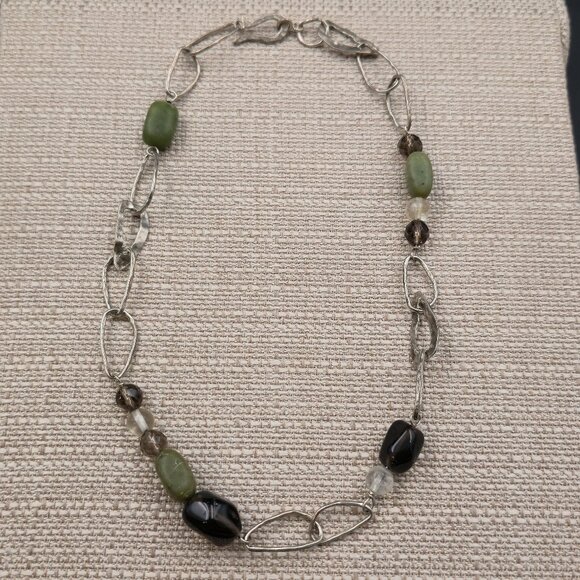 Silpada Jewelry - 18 Inch Sterling Silver Retired Silpada Various Stones Necklace B947